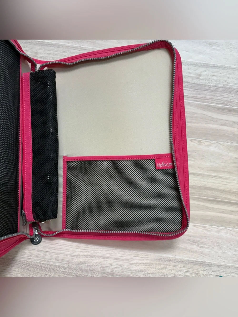 Kipling Pink Ginny 3-Ring Binder